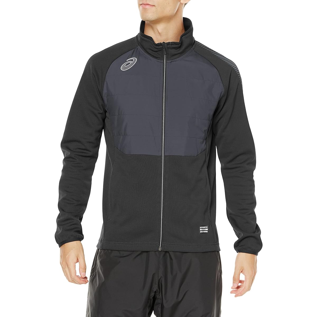 [ASICS] Soccer Wear Hybrid Full Zip Top 2101A190 Men's