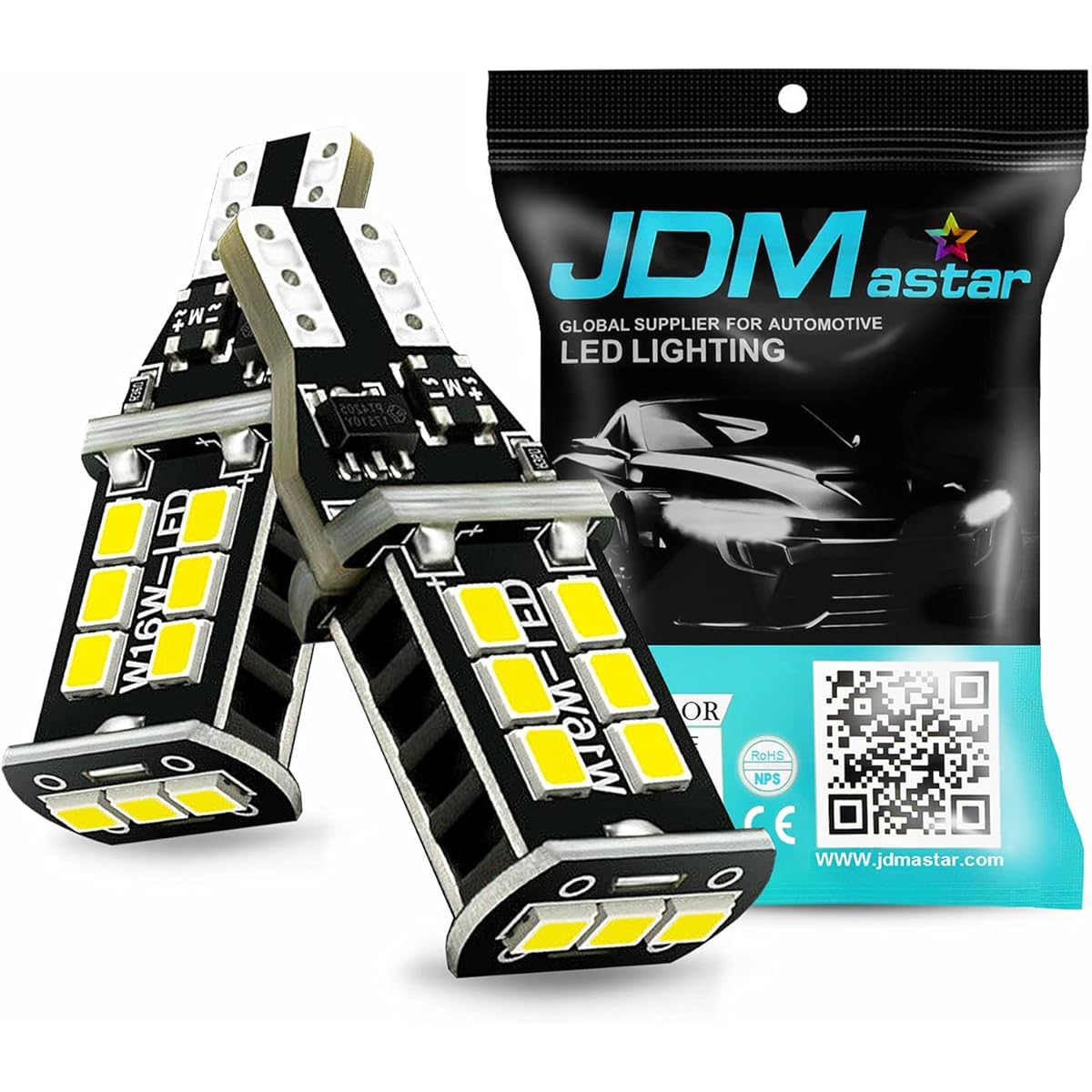 JDM ASTAR Super Bright 921 912 5730 Chipset LED Bulb for Backup Reverse Light Xenon White