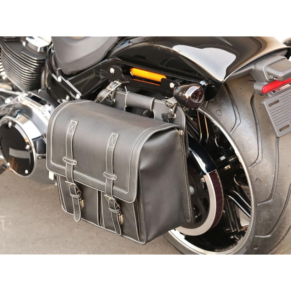 Kijima Motorcycle Bike Parts Saddle Bag Guard DHW Compatible Left Side Black '18~FXBR HD-07903