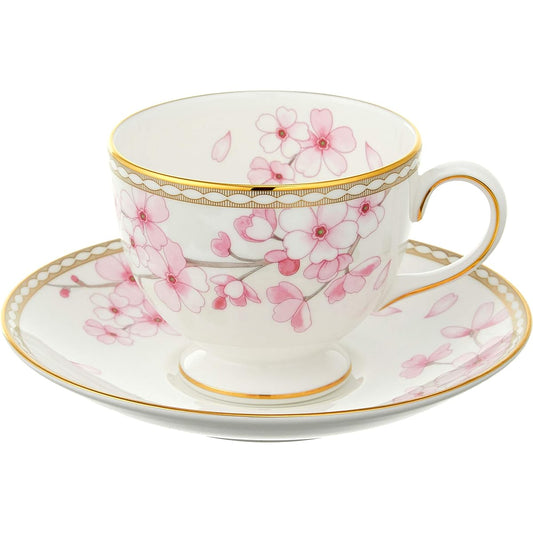 Wedgwood Cup_Saucer Pink Size: Mouth diameter 8.5cm Height 7cm Capacity 200ml Saucer diameter 14.5cm Brand BOX Not included. Spring Blossom 40005575/40005585