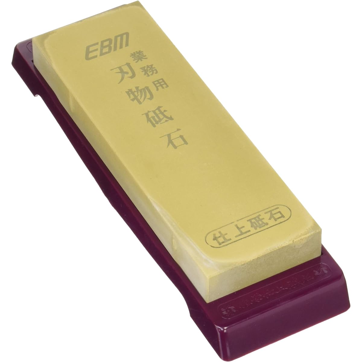 EBM chemical finishing whetstone with stand (#4000)