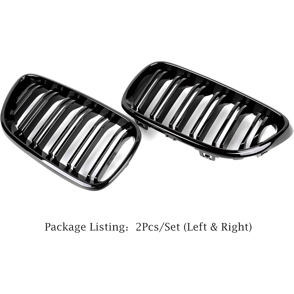 F22 Grill ABS Resin Front replacement Kidney Grill 2 Series F22 F23 F87 (M2) Gross Black