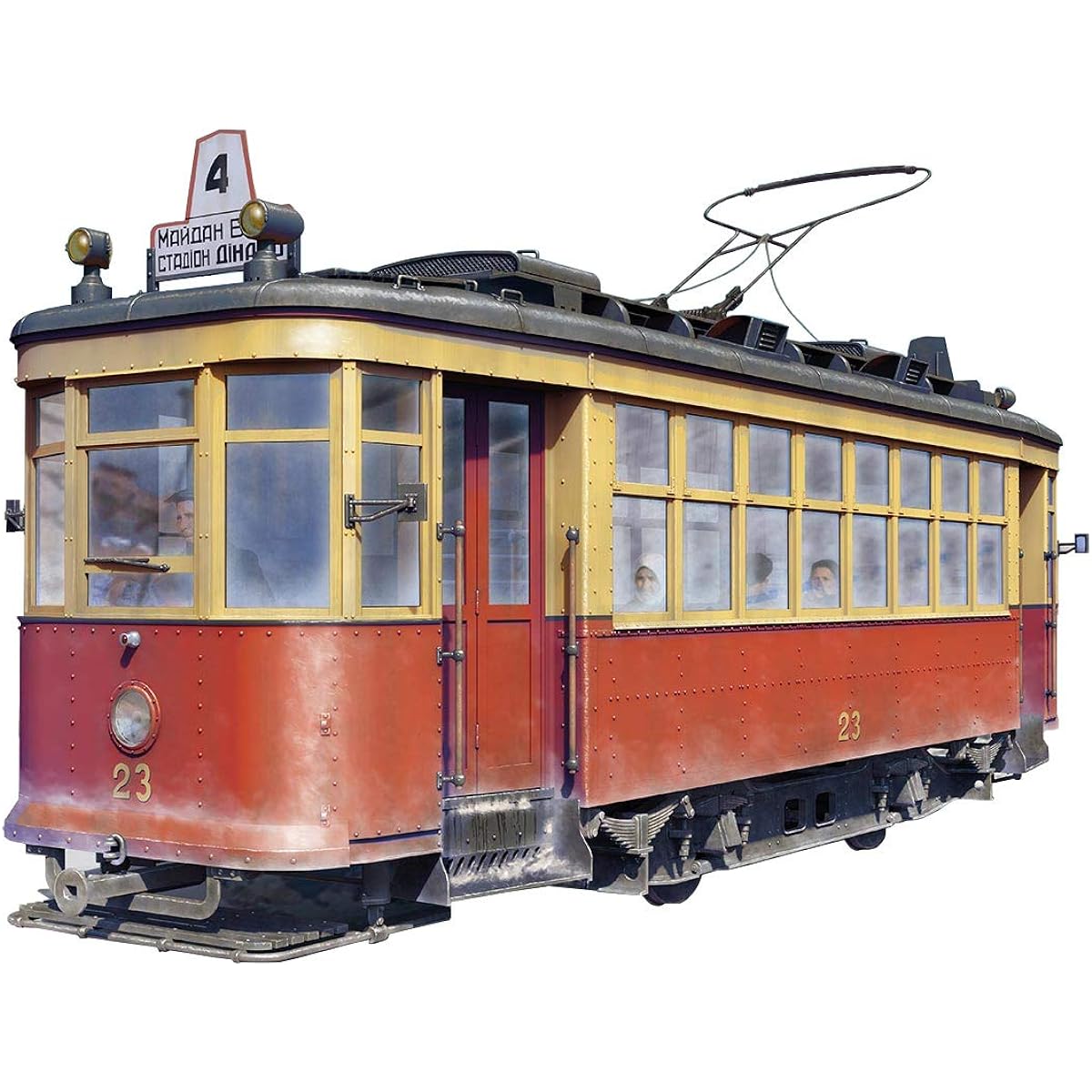 Miniart 1/35 Soviet Tram X Series Early Model Plastic Model MA38020