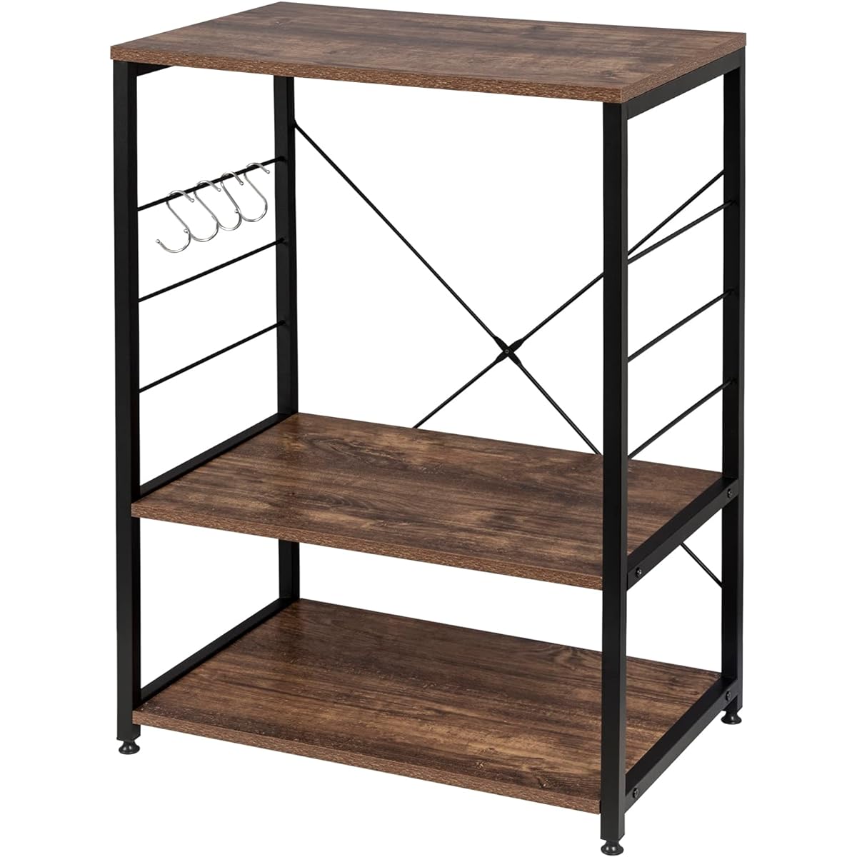 WOLTU Kitchen Rack Range Rack Cooktop Kitchen Wagon Range Board Kitchen Storage with 4 S-Rack RGB9309hov
