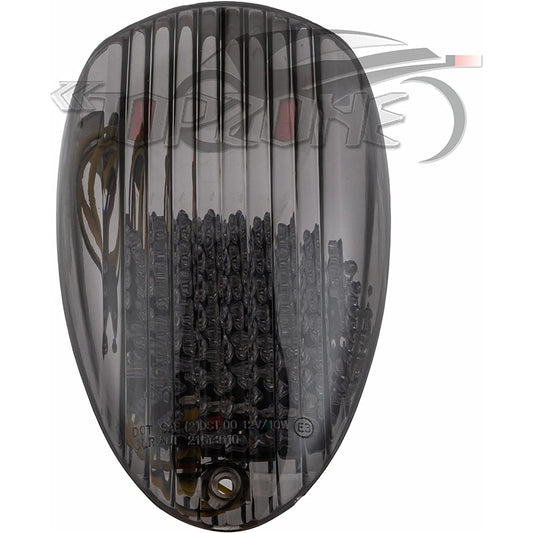 Compatible with Kawasaki 2002-2003 Vulcan 1500 Mean Streak/ VN1500 Mean Streak LED Rear Lamp Brake Tail Light + Built-in Turn Signal Function (Smoke Color)