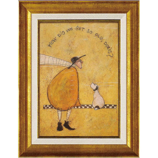 Art Panel Art Frame Wall Hanging Thumbtoft Stylish Painting Art Board Interior British Artist Get Old Doris ST-05823 Art Board Housewarming Entrance Modern Warm Soothing Dog Dog Dog