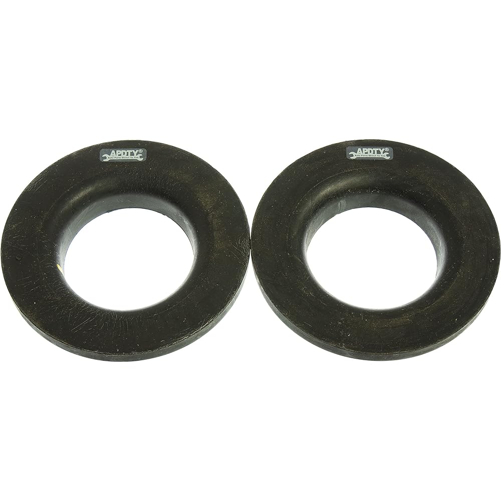 Apdty 133856 Coil Spring Rubber Insulation 2 Pack