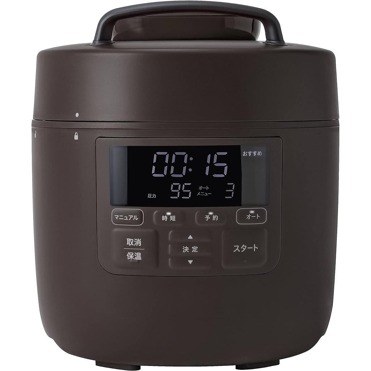 Shiroka Electric Pressure Cooker with Automatic Decompression Function Home Chef PRO [Smart Pressure Technology (High Pressure 95Kpa x Automatic Decompression)/1 unit 10 functions/Recipe book included/Smart Reservation Program/Fermentation/Amazake/Electr