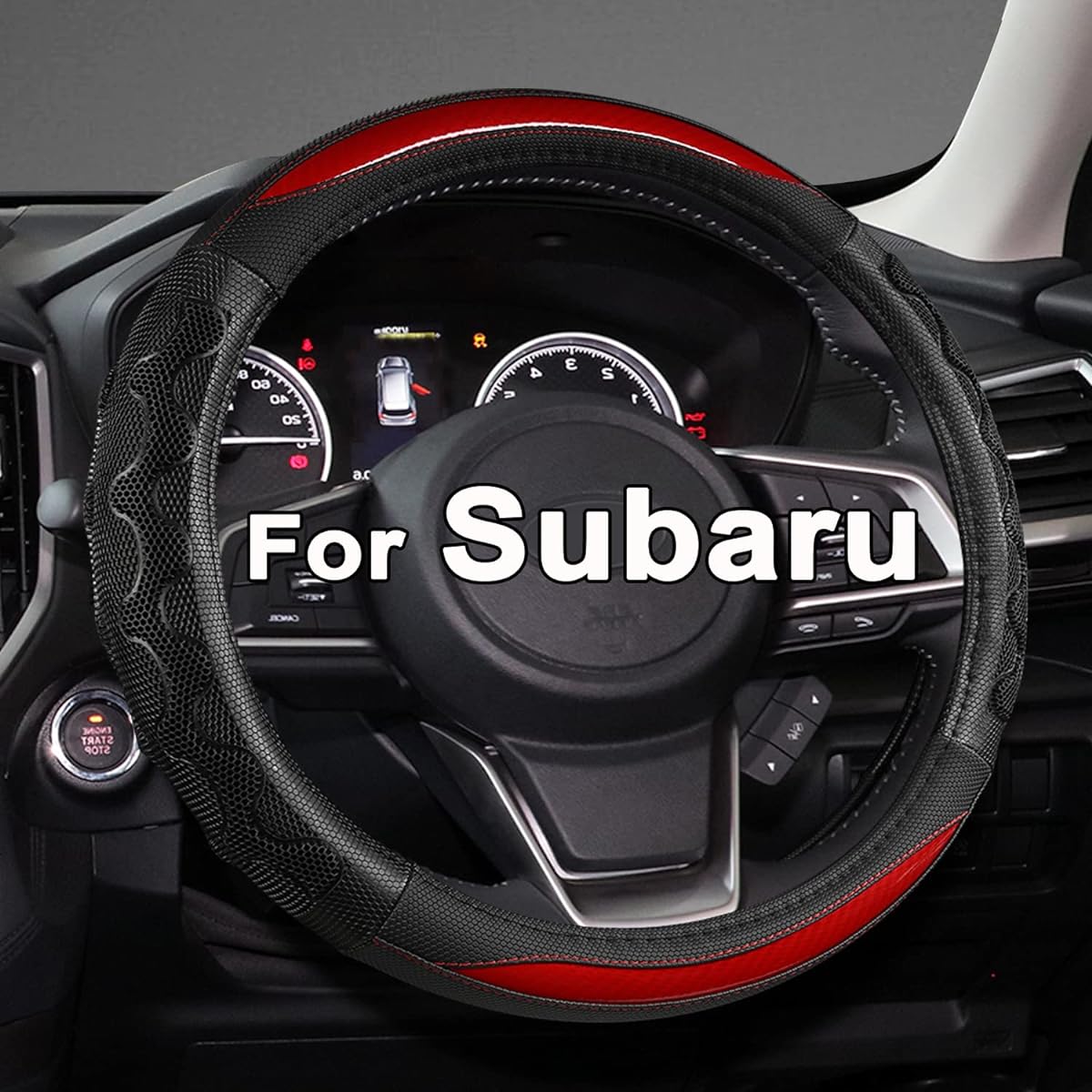 GIANT PANDA Handle Cover Subaru Former car Handle cover Subaru Outback and Crostrek Red