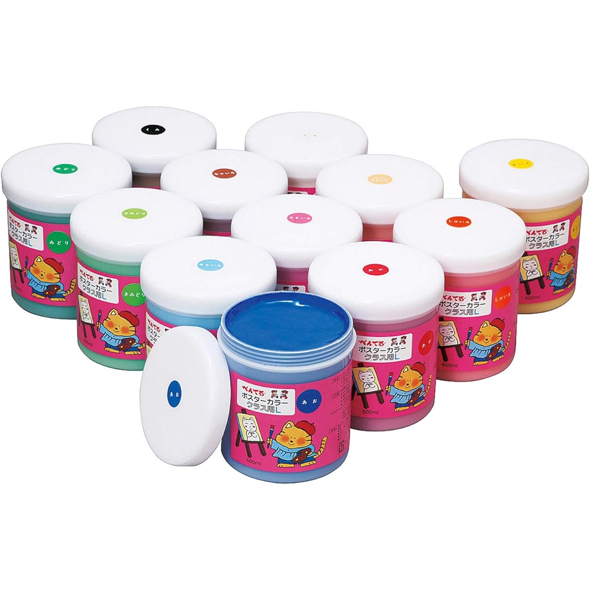 Pentel Paint Poster Color for Class L WYG2-12V 12 Color Set