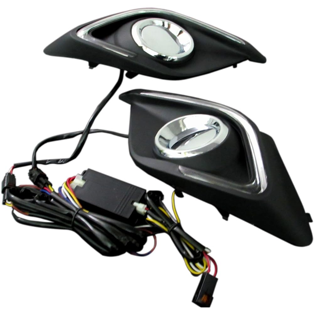 BRIGHTZ Axela Hybrid BYEFP Early Plating Fog Light Cover with LED Daylight Replacement Type [FOG-H-085] BM2FS BM5FS BMEFS BM5AS BM2 BM5 BME M2 M5 ME 2FS 5FS EFS 5AS FS AS Axela Sport 25157