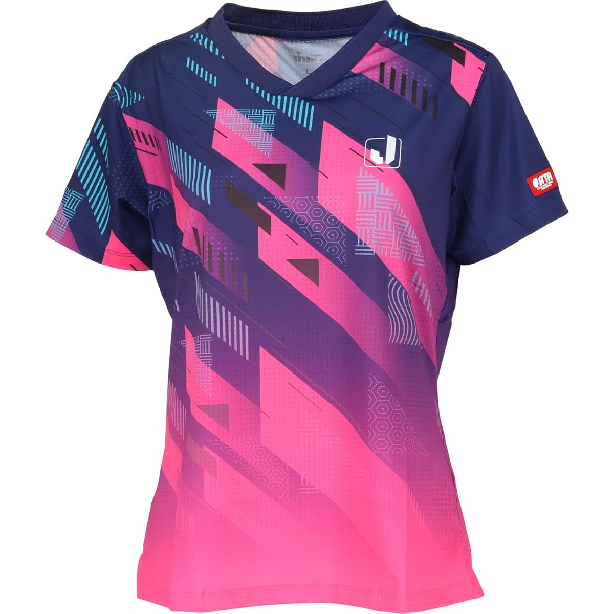 JUIC Table Tennis Game Shirt Galaxy-J J.T.T.A (Japan Table Tennis Association) Officially Certified Women's 5660
