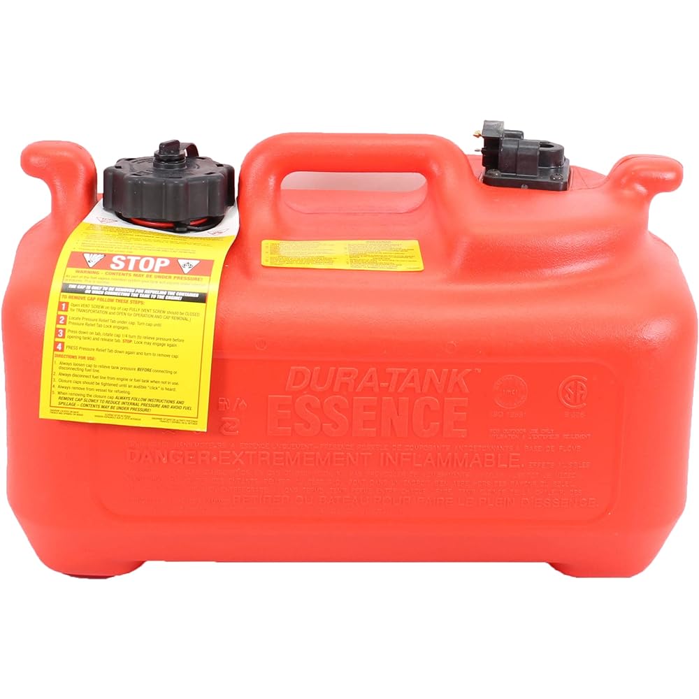 Johnson Evinrude OMC Duratank 6 Gallon Portable fuel Gas tank 5008623