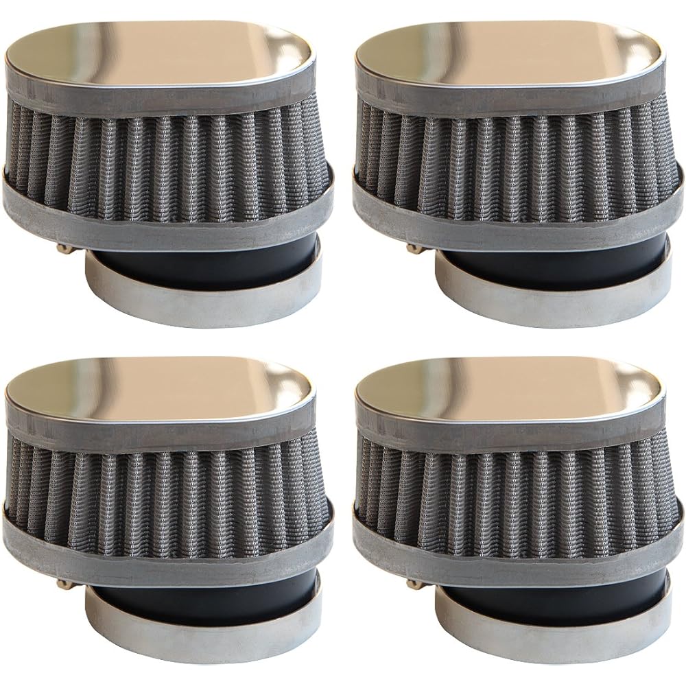 [500] Stainless Power Filter Φ50 Short Plated Set of 4 CAB-PF03-STAINx4 CAB-PF03-STAINx4