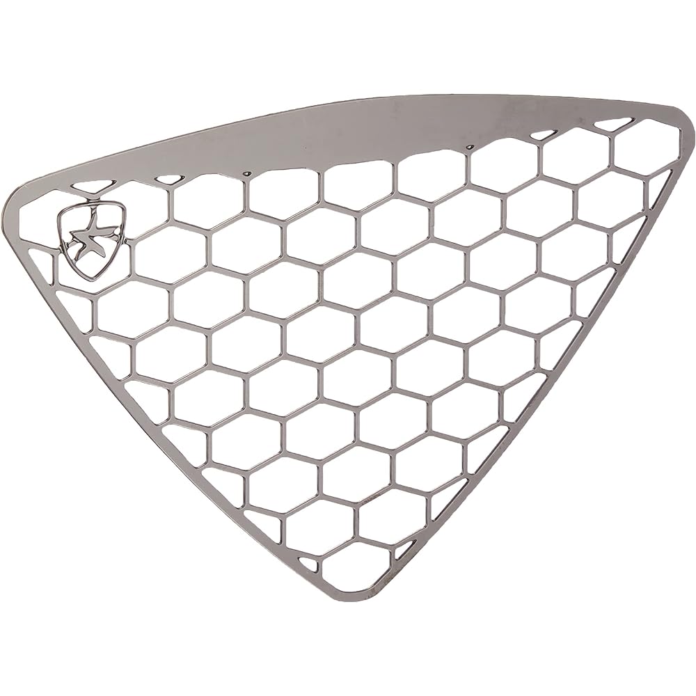 TRICK STAR Mesh Guard ZX-25R Genuine Air Duct Exclusive Air Intake Stainless Steel Black Plated ADM-034-BM