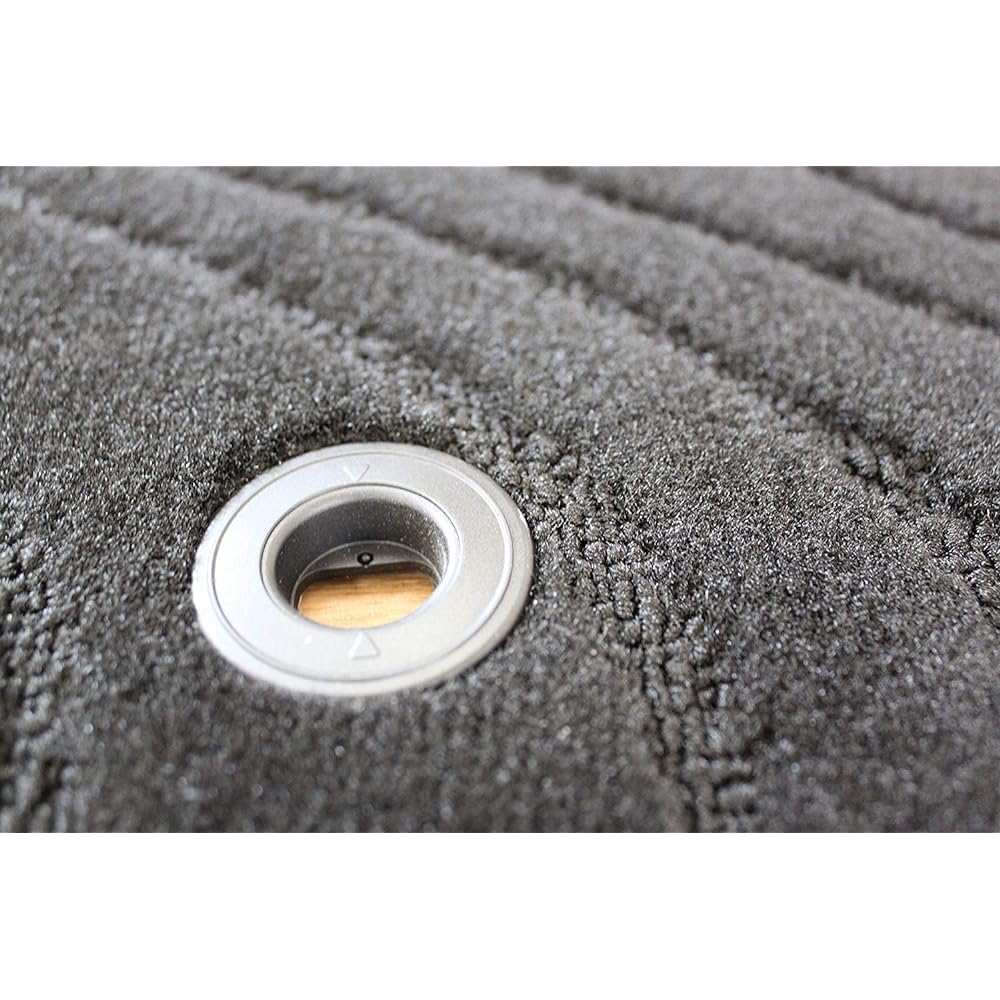 Fenice Car Mat Floor Mat Step Mat Domestic Production (For Toyota Noah Voxy 80 Series 7 Seater Gasoline Car) Wave Black Non-Slip Shape Resistant to Slip Car Mat (Car Parts Specialty Store)