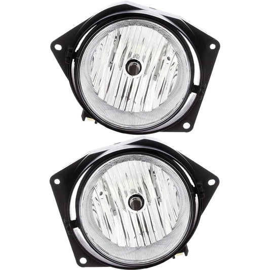 JP Auto Hummer H3 Fog Light lamp set 2006 2007 2008 2009 2010 River seat and passenger seat side