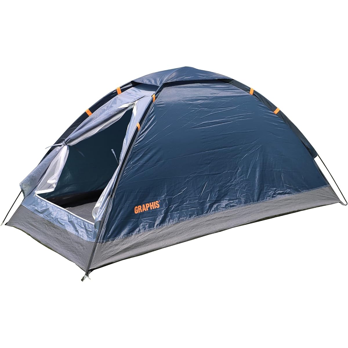Graphis 1-person dome tent GR-H1010 Navy Approx. W95 x D195 x H90cm Camping & Hiking
