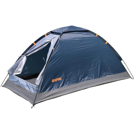 Graphis 1-person dome tent GR-H1010 Navy Approx. W95 x D195 x H90cm Camping & Hiking