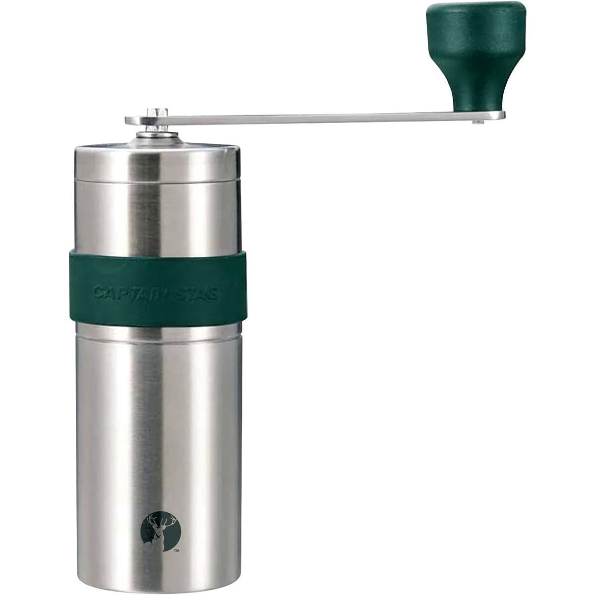 Pearl Metal Tea Mill Silver Φ47 x Height 135mm (Body) Made in Japan Ceramic Blade Handy 18-8 Stainless Steel UW-3502
