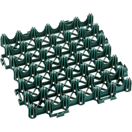 Greening possibility rate: 94% Greening parking lot lawn protection material Eco unit base Green Set of 4 1.1 square meters