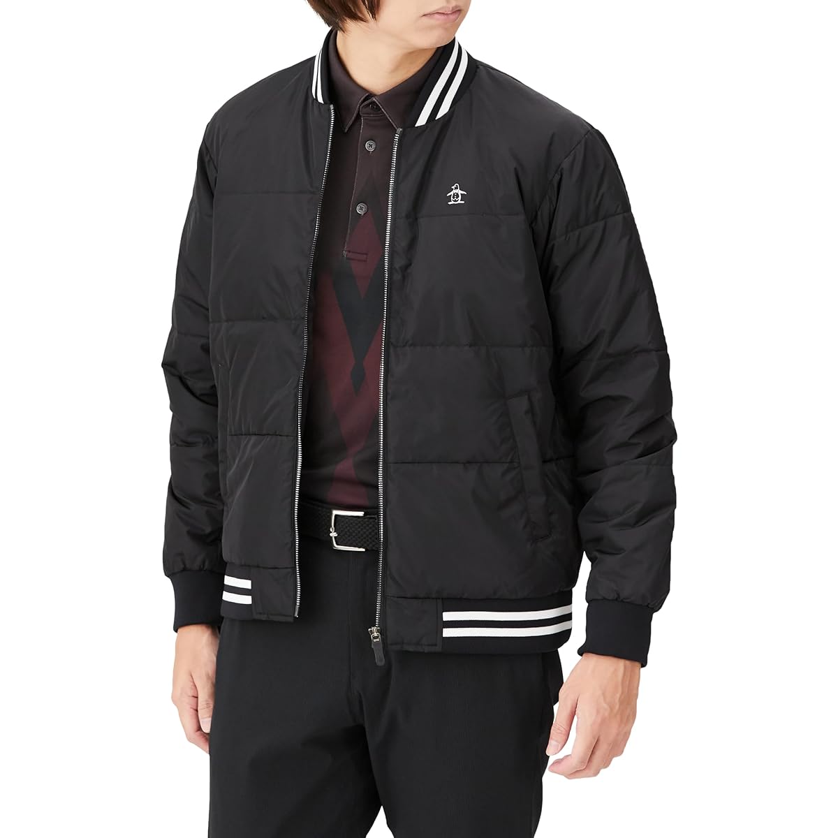 [Munsingwear] Full Zip Blouson Outerwear Recycled Down Thermal Storage Water Repellent Golf MGMWJK07 Men's