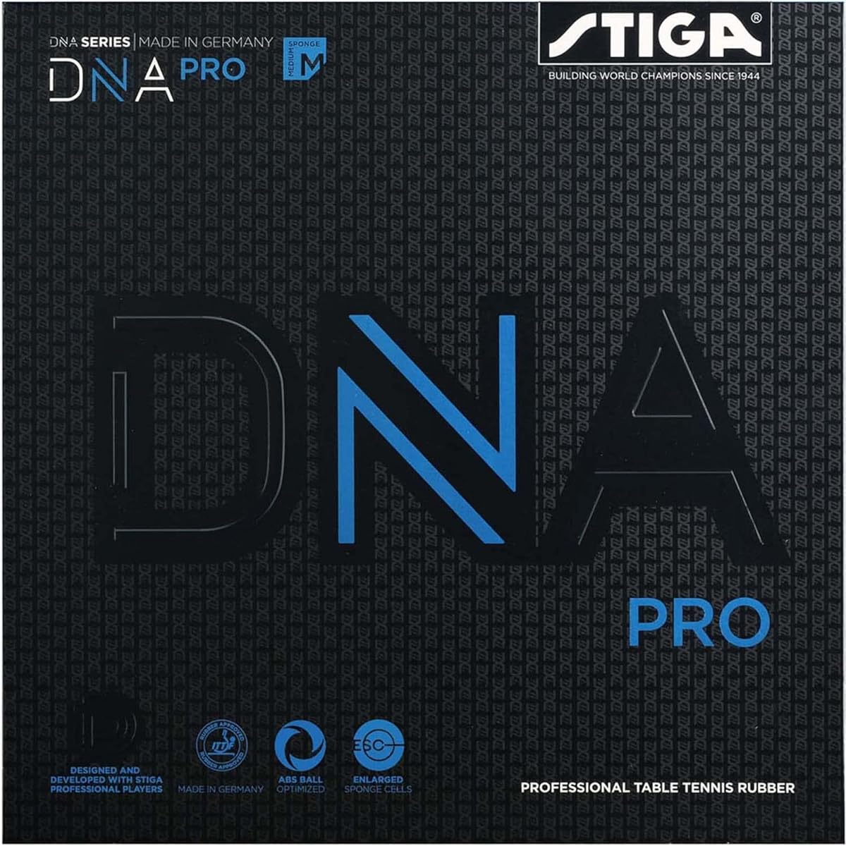 STIGA Table Tennis Rubber Tension Back Soft DNA Pro M