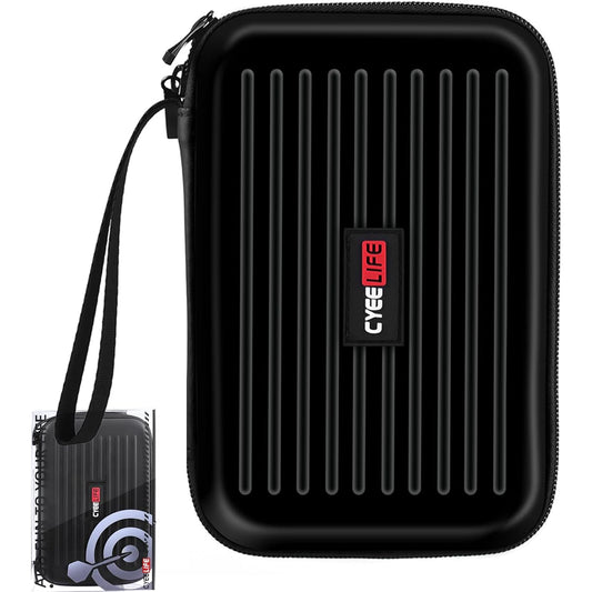 CyeeLife Dart Case Storage PU Dart Carrying Case (for 6 darts)