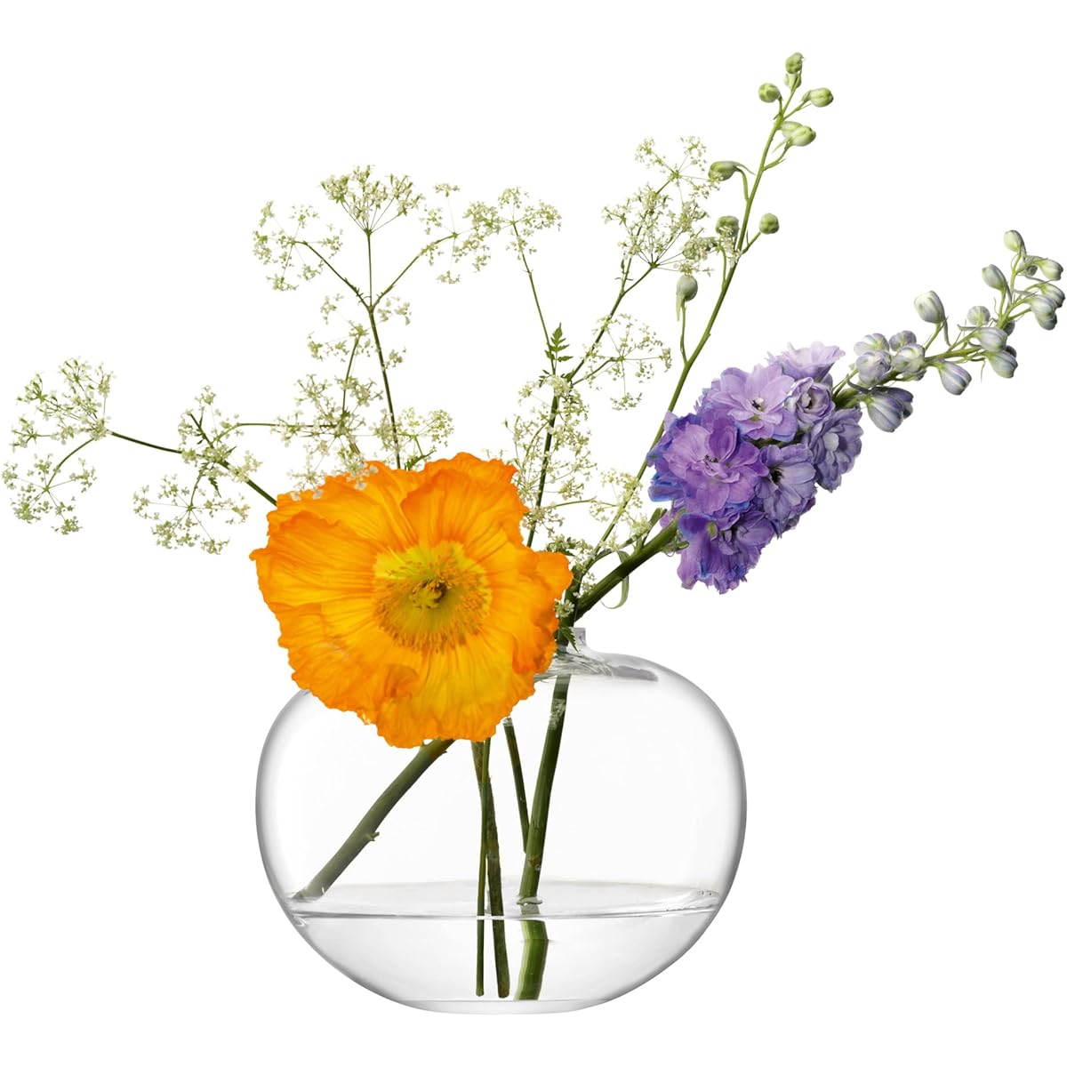 LSA Flower Vase Clear Height 15cm Flower G1722-15-301