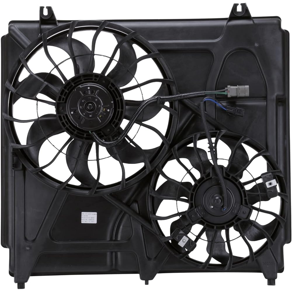 TYC 621040 KIA SORENTO Exchange radiator/Condenser Cooling Fan Sembris