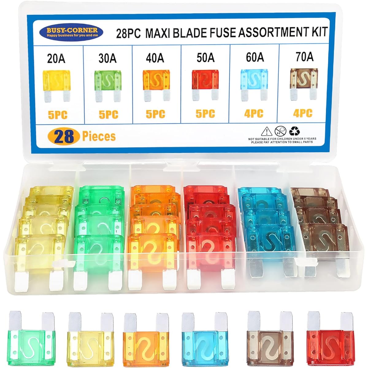 Maxiblade Hughes Assorted Car Hughes 20A 50A 50A 50A 60A 70A Maxi Your Hughes Kit 28 BUSY-CORNER