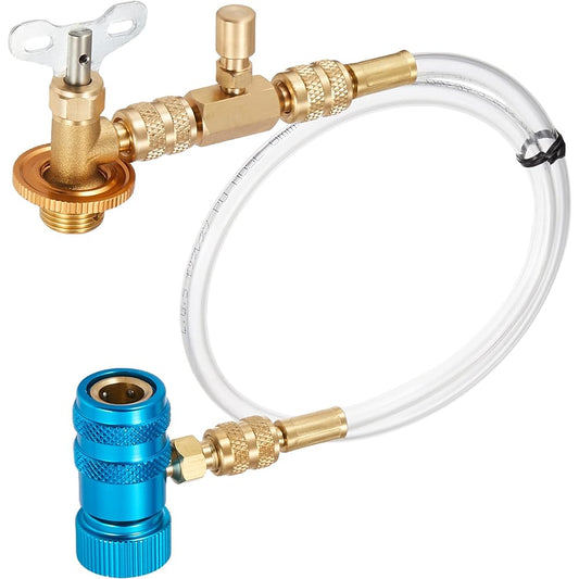 Leak Lab Japan R134a PAG oil injection hose (transparent)