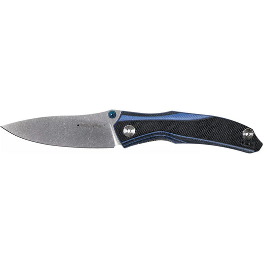 [Domestic authorized distributor product] UMAREX REALSTEEL E802 Hours Blue/Black Real Steel Folding Knife Camping Outdoor Climbing Survival UMA50205