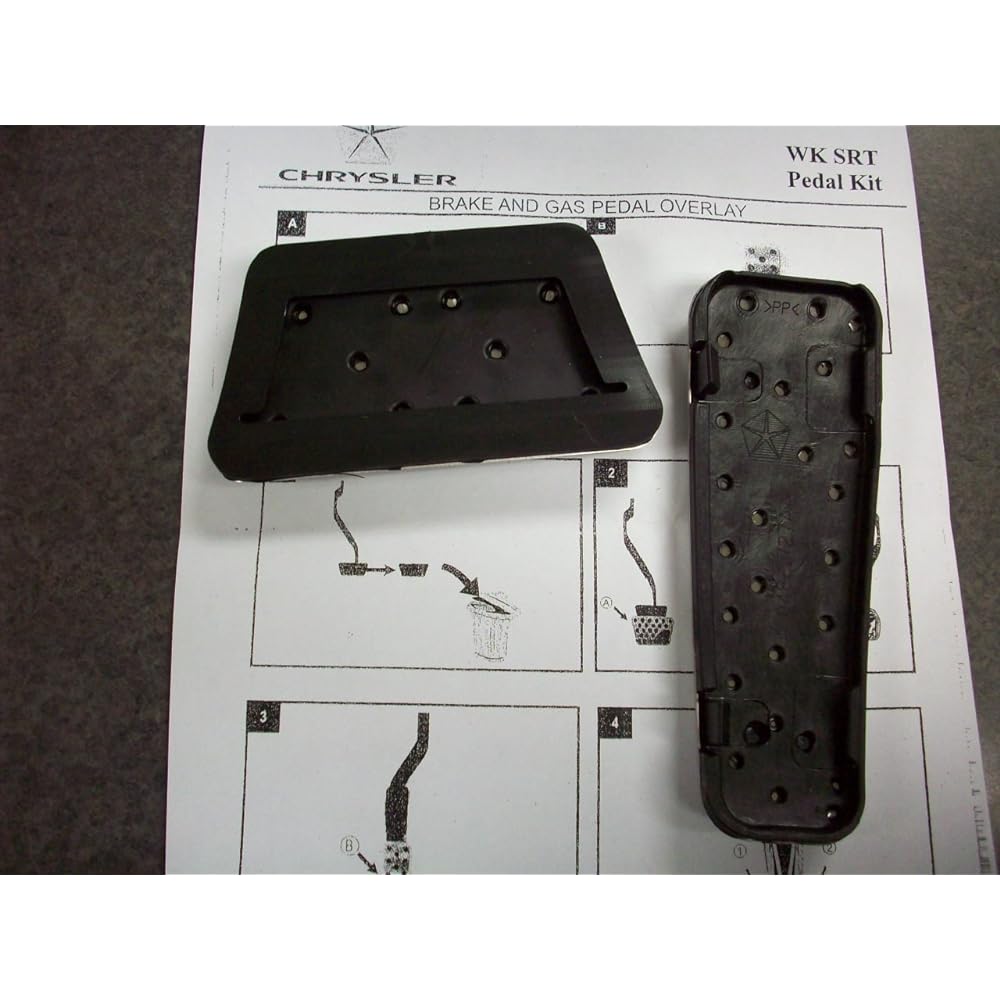 Dodge Charger Chrysler 300 Challenger Stainless Pedal Pad Kit