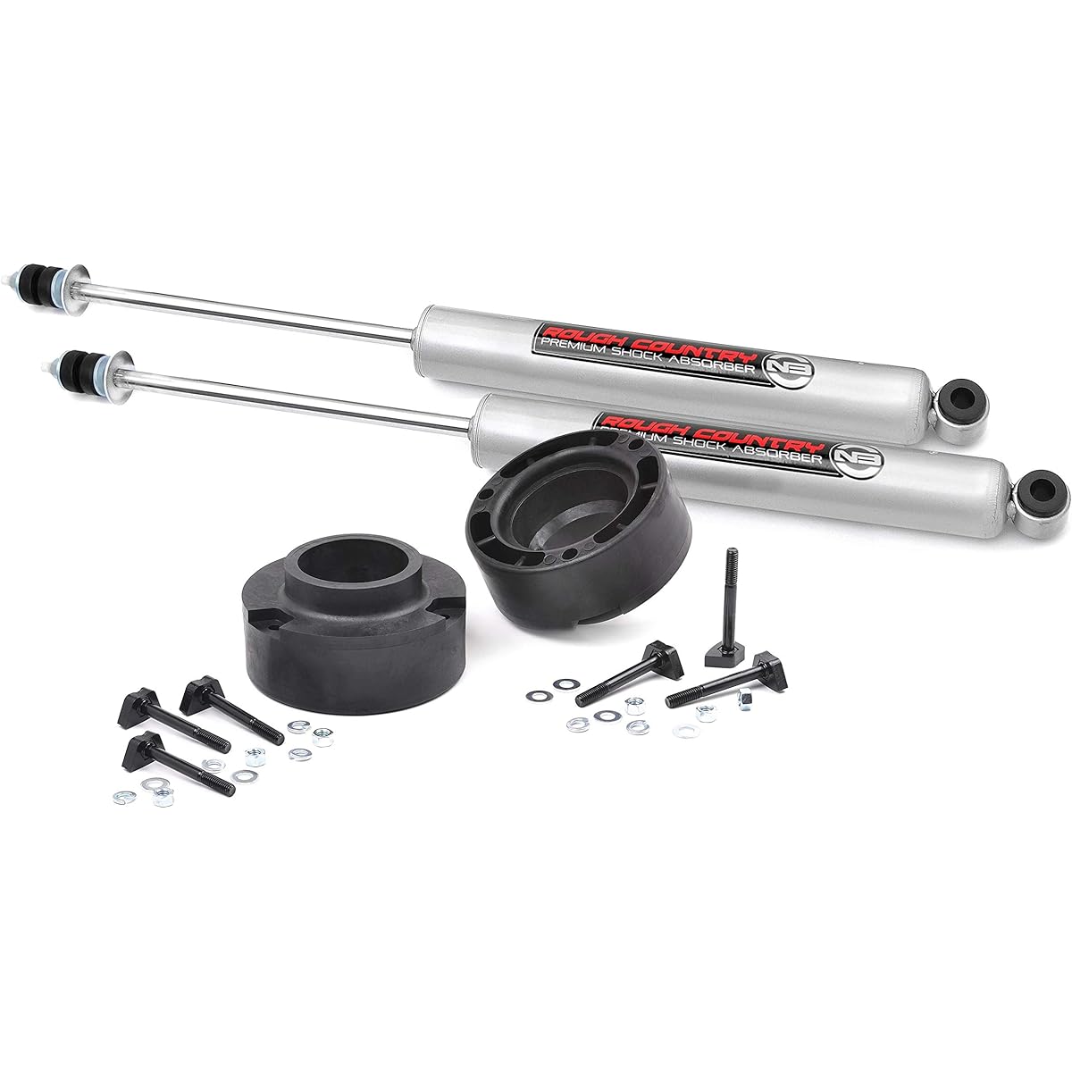 ROUGH COUNTRY 2.5 inch leveling kit N3 shock (RAM 1500/2500/3500) --374.20