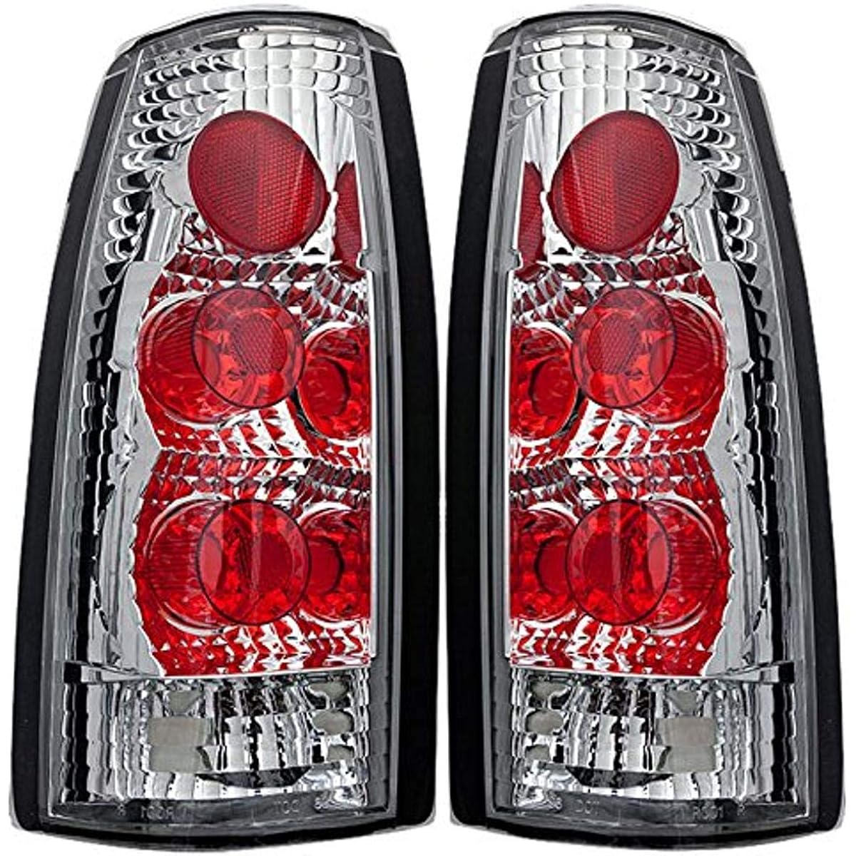 88-98 CHEVY C / 92-99 CHEVY SUBURBAN / 95-99 CHEVY TAHOE / 92-94 CHEVY BLAZER / 88-98 GMC C / K / 92-99 GMC Suburban / 92-99 GMC Yukon Alteza Tail Light- Chrome/clear)