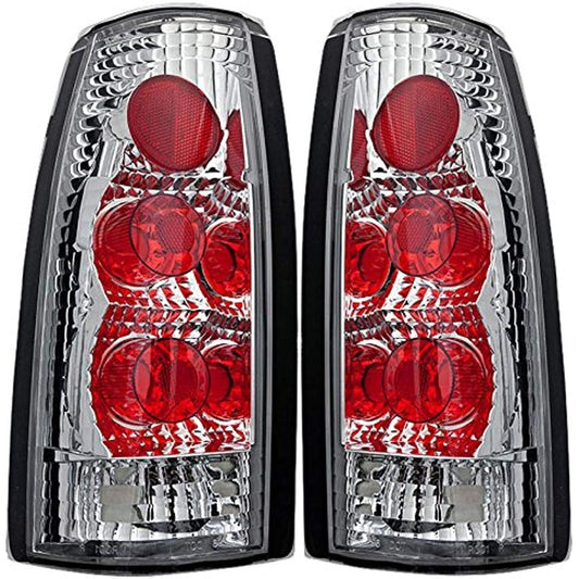 88-98 CHEVY C / 92-99 CHEVY SUBURBAN / 95-99 CHEVY TAHOE / 92-94 CHEVY BLAZER / 88-98 GMC C / K / 92-99 GMC Suburban / 92-99 GMC Yukon Alteza Tail Light- Chrome/clear)