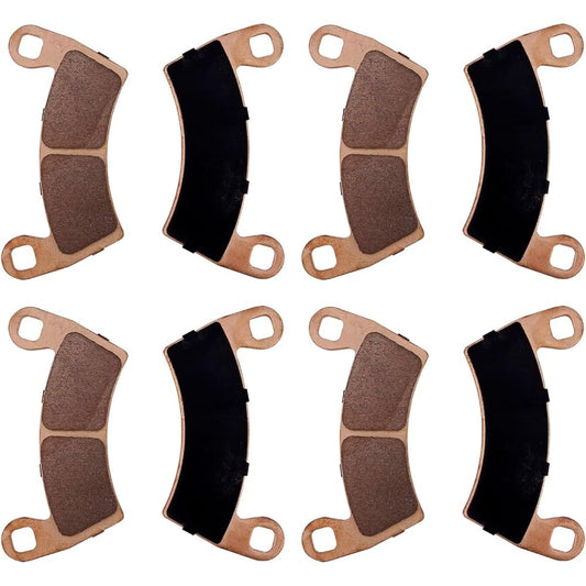 Sintered Brake Pads Front & Rear Polaris RZR 900 1000 4 XP RS1 Ranger 570 700 800 900 1000 EV Crew Diesel 6X6 #2205949 FA656 Replacement