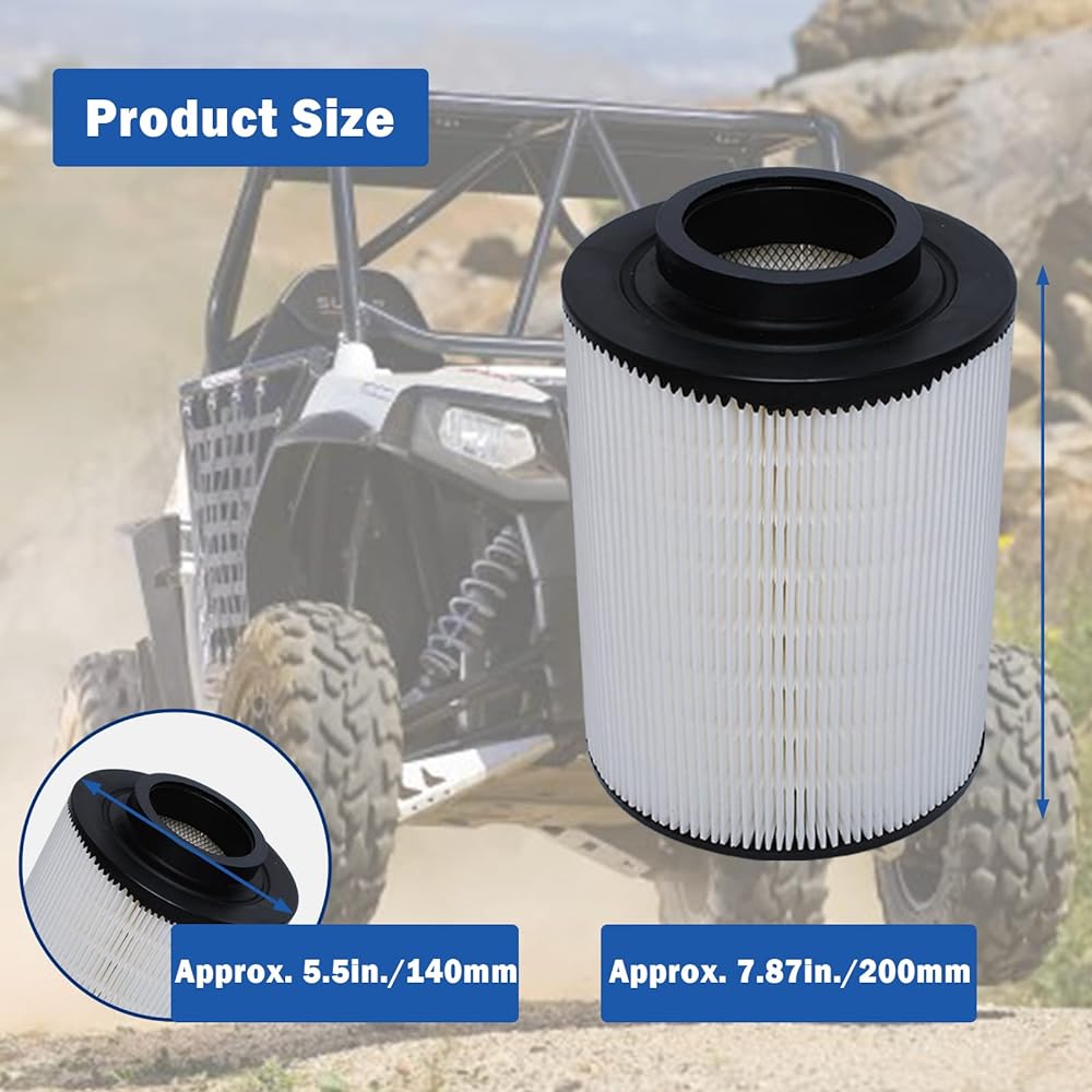 WADOY RZR 800 Air filter 1240482 Polaris (2008-2014) For UTV