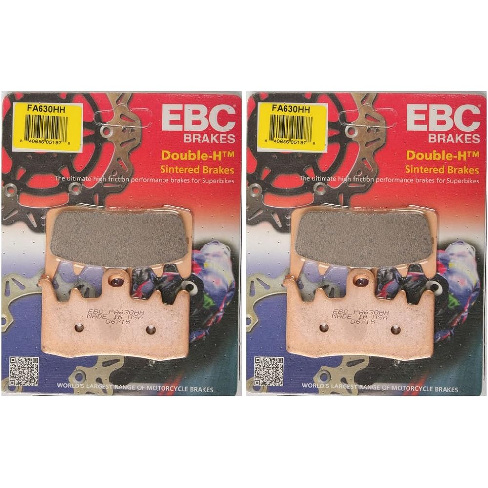 EBC Double H Sit Metal Brake Pad FA630HH (2 packs -sufficient 2 rotor)
