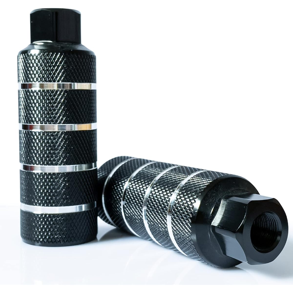 WADEKING Bike Pegs 4.3" length, 14mm axle, suitable for freestyle BMX bicycles, durable and non-slip