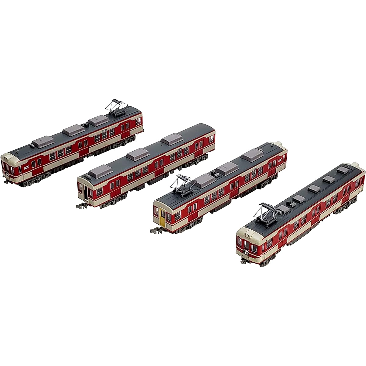 Railway Collection Iron Collection Kobe Electric Railway 1000 Series 1074+1153 Formation 4-Car Set Diorama Supplies 322795
