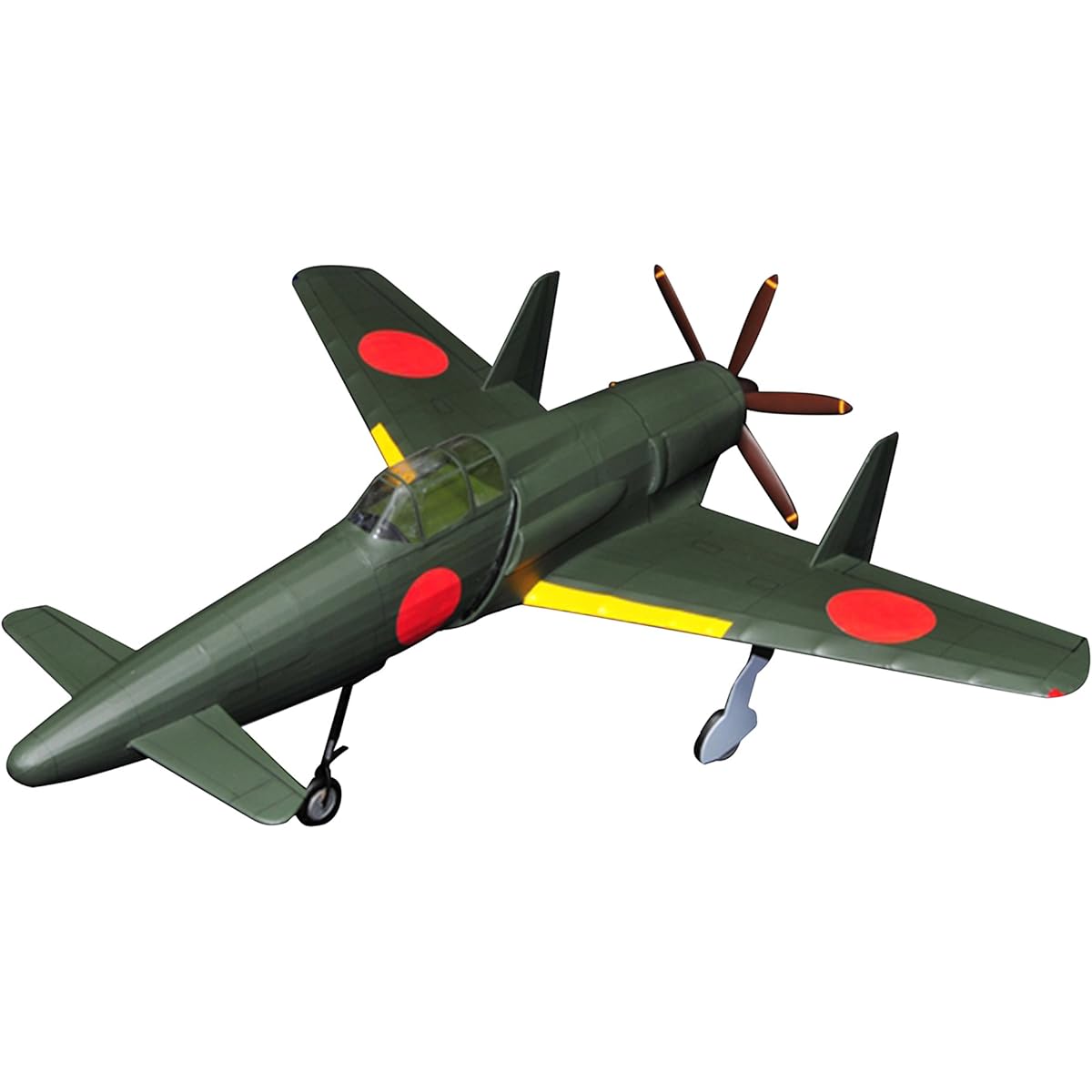 Studio Mido Shinden Rubber Powered Model Airplane Kit BF-004