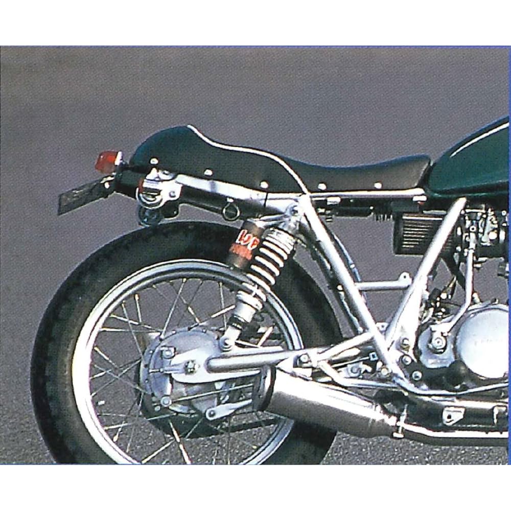 POSH GLOSS Cafe Five Seat (for tank cover) SR400/500 (-2008) Red Piping 901113-20