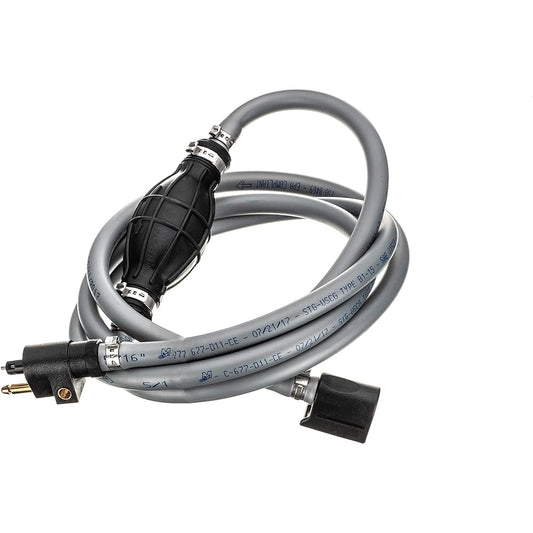 QuickSilver 8M0061885 Fuel Line Acemburi -Length 8 feet primer bulb