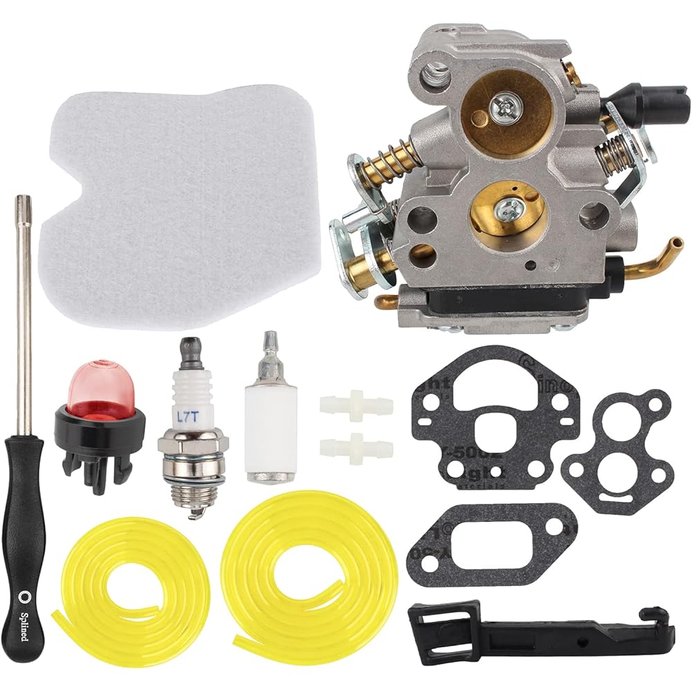 CARBBIA Carburetor 574719402 545072601 with Tune Up Kit for Husqvarna 235 235E 236 236E 240 240E 120 Chainsaw Jonsered CS2234 CS2238 CS2234S CS2238 S GZ3800 S Craftsman 358381600 Carb -For W33C