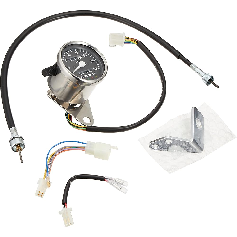 GOODS SR400/500 (Drum) G7-00065 Side Mount Meter Kit with φ60 Indicator Lamp