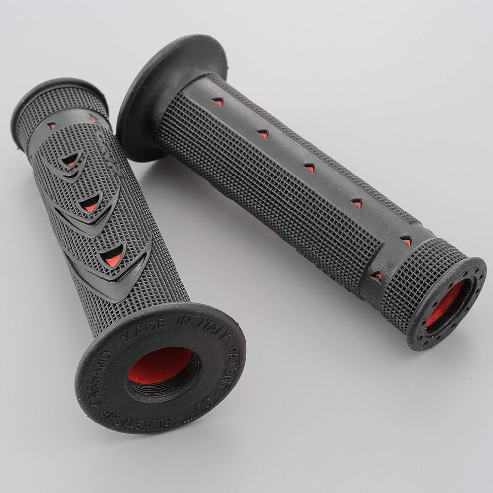 Daytona PROGRIP Handle Grip #721 Earthquake Resistant GEL 125mm End Penetration Type Black/Red 98055
