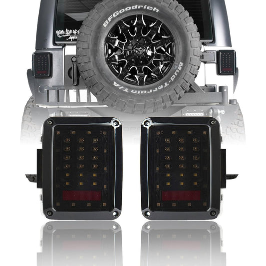 HOKE ROAD Smoke JK taillight exchange parts brake light & with blinker for JK 2007-2018