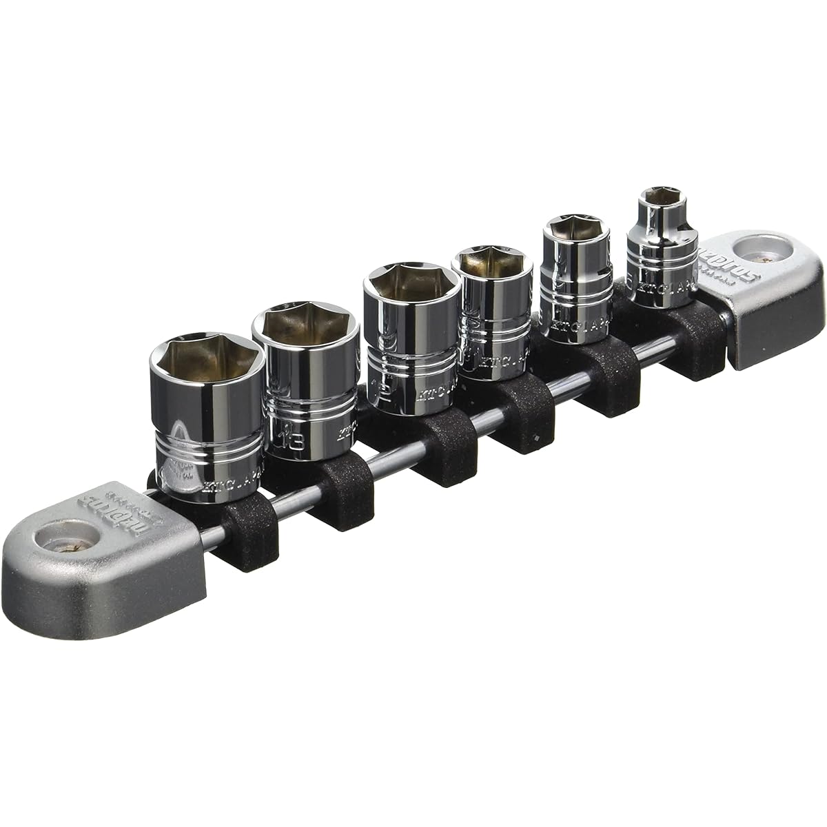 Kyoto Machinery Tools (KTC) Nepros 6.3SQ Socket Set 6 Piece Hexagonal Shape NTB206A